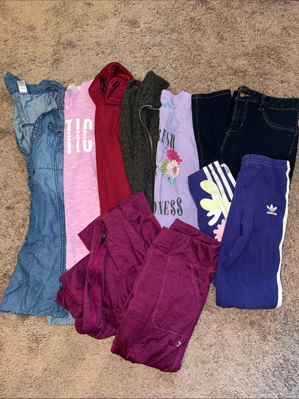 Girls youth 10 & 10/12 fall/winter dress, sweater, pants & matching set bundle!